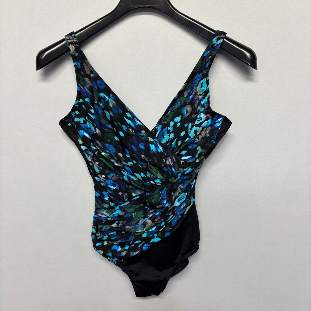 NWT Miraclesuit Women Swimwear Swim Suit One Piece Size US 12 UK 14 C134 -28